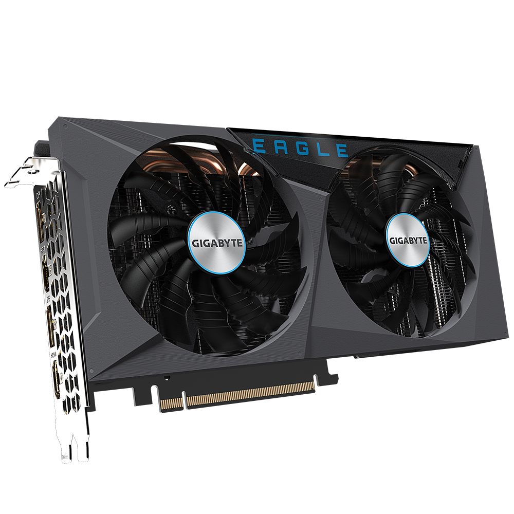 Bekijk afbeelding 1 van 3060Ti Gigabyte RTX EAGLE OC 8G (rev. 2.0) LHR 8GB/2xDP